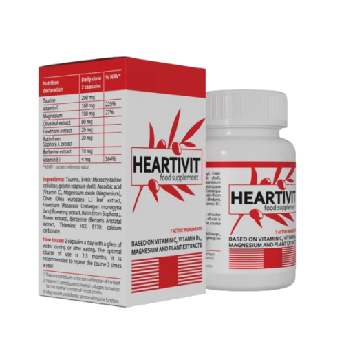 Heartivit capsule – prospect, pret, pareri, ingrediente, forum, farmacie Catena, Tei